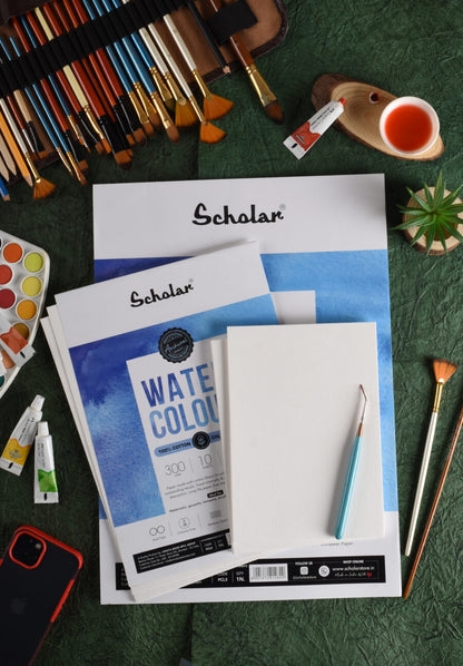 Watercolour Paper – 100% Cotton Loose Sheets
