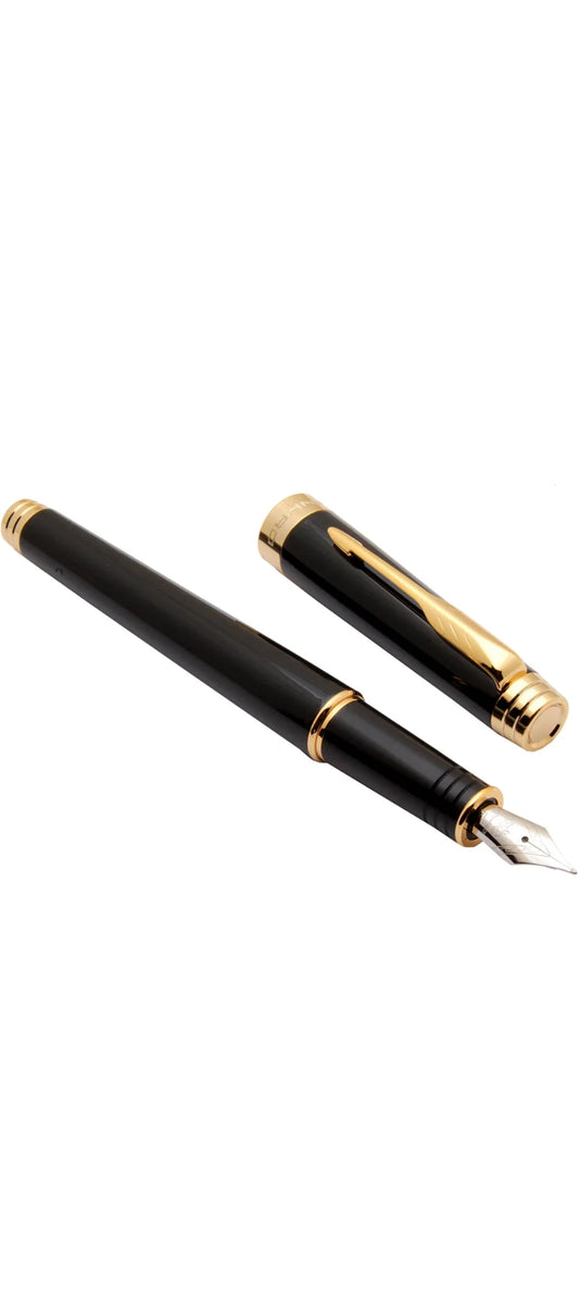 Jinhao 997 Shine Black Metal Fountain Pen