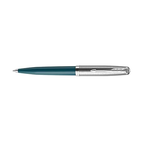 Parker 51 Teal Blue CT Ballpoint Pen