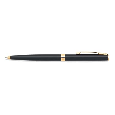Sheaffer Ballpoint Pen Sagaris 9471 Gloss Black With Gold Tone Trim | Premium Black Ballpen