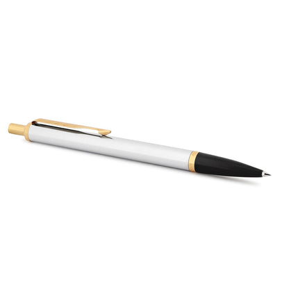 Parker Latitude Shiny Chrome| Gold Trim Ball Pen