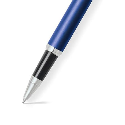 Sheaffer VFM E9401 Rollerball Pen – Neon Blue with Chrome Trim