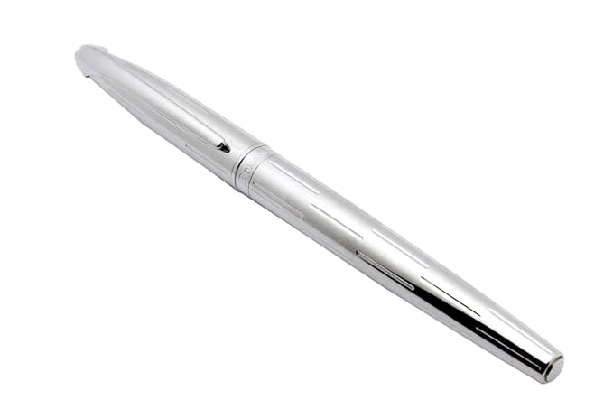 Ledos Domain Lion 362 Century Fountain Pen – Silver with Chrome Trims