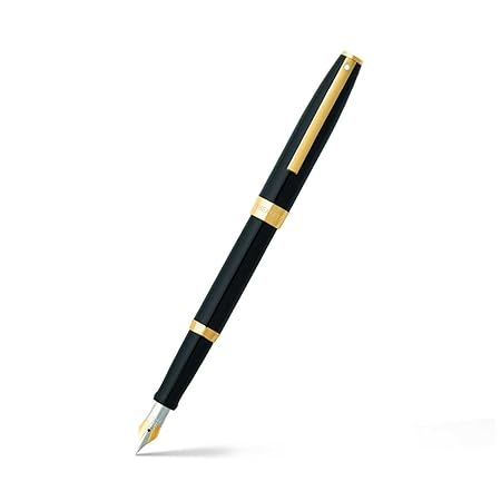 Sheaffer Sagaris 9471 Black Gold Trim Fountain Pen