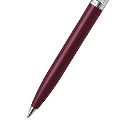 Sheaffer 321 Sentinel Ballpoint Pen Burgundy with Chrome Trim