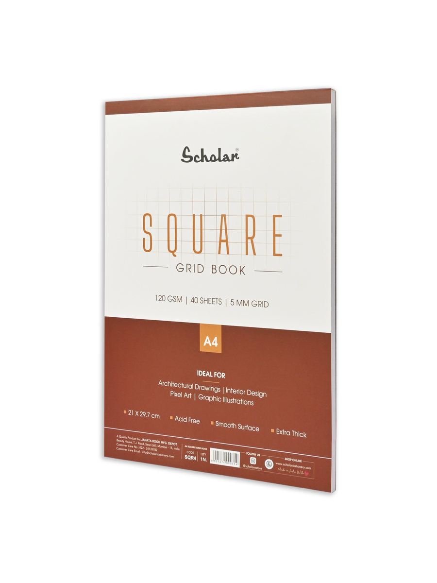 Premium Square Grid Book