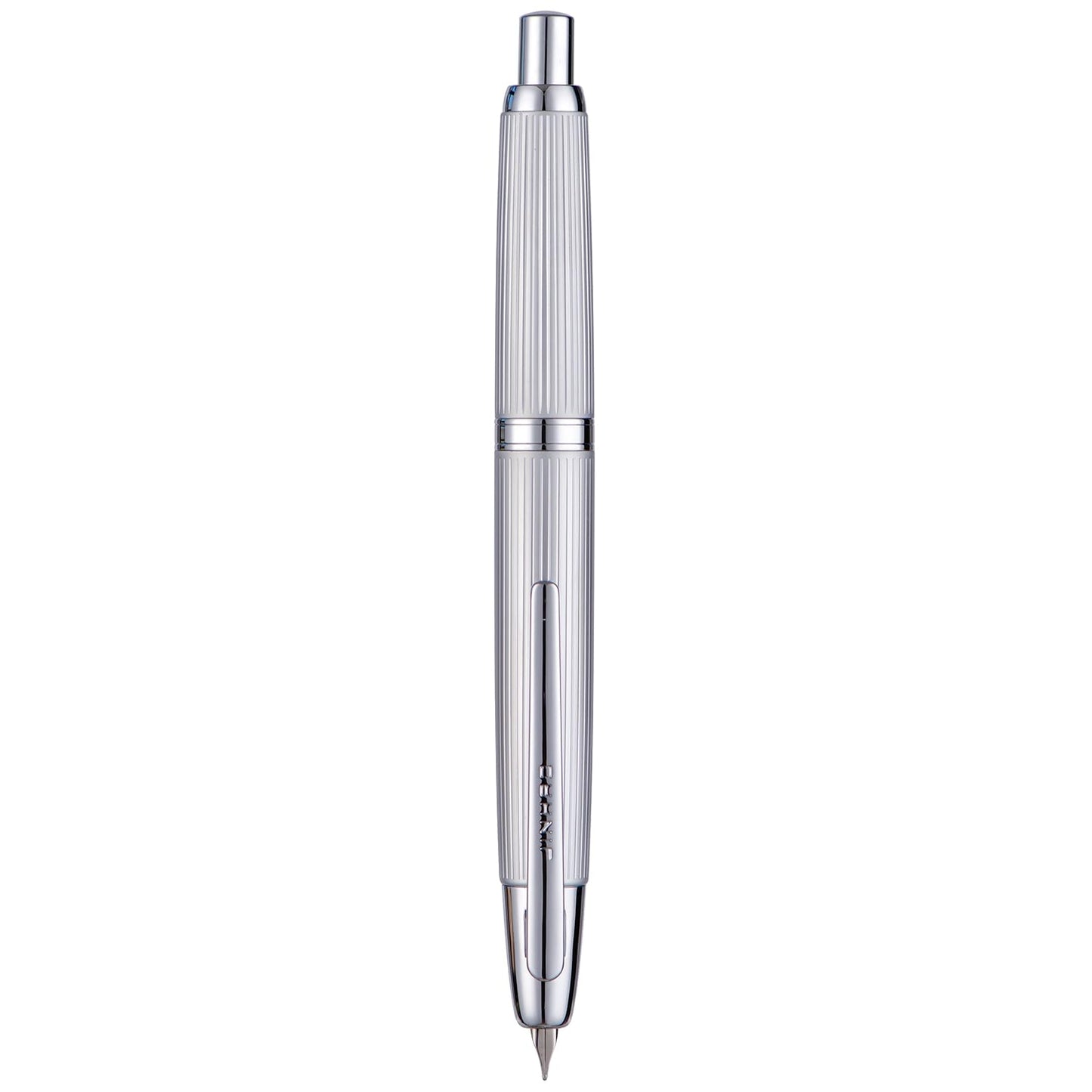 Jinhao 10 Press Brushed Matte Chrome Fountain Pen