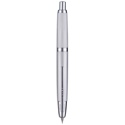 Jinhao 10 Press Brushed Matte Chrome Fountain Pen