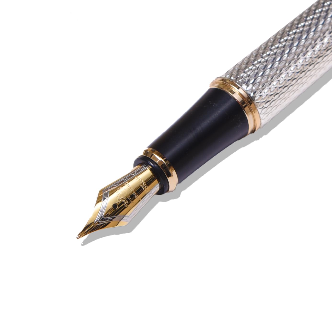 Jinhao 1200 Gold Plated Premium Fountain Pen (Silver)