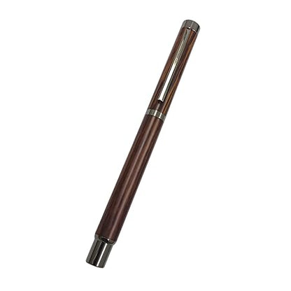 Auteur Royce Premium Fountain Pen – Wooden & Metal Body, Designer Fine Nib