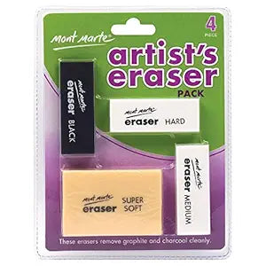 Mont Marte Artists Eraser Pack