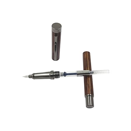 Auteur Royce Premium Fountain Pen – Wooden & Metal Body, Designer Fine Nib