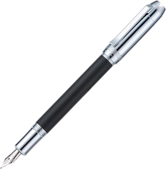 Jinhao 92 Star Series Silver & Black Metal Body Fountain Pen