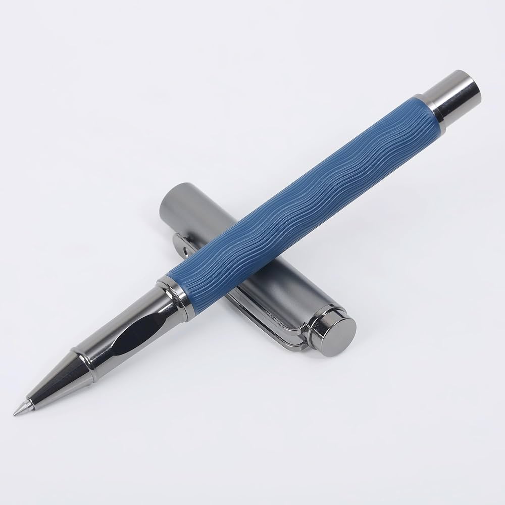 3798 Luxury Roller Ball Pen – Glossy Wave Design