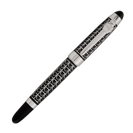 Jinhao 195 General Silver Armored Fountain Pen