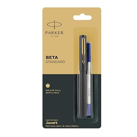 Parker Beta Standard Gold Trim Roller Ball Pen