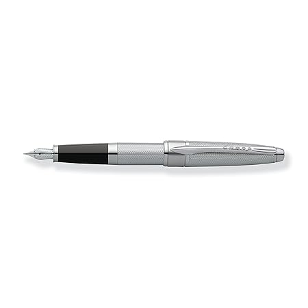 CROSS Apogee Chrome Fountain Pen (AT0126-1MD)