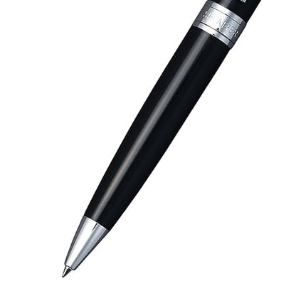 Sheaffer Gift 300 9312 Glossy Black Ballpoint Pen With Chrome Trim