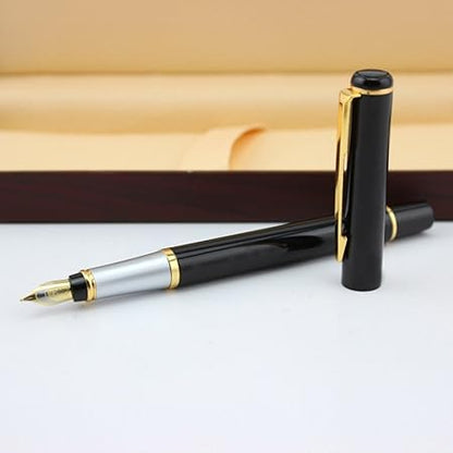 Baoer 801 Stainless Steel Fountain Pen