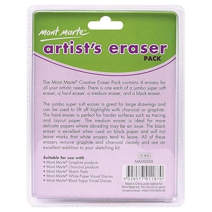 Mont Marte Artists Eraser Pack