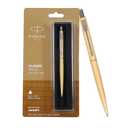 Parker Classic Gold | Gun Metal Trim | Ball Pen
