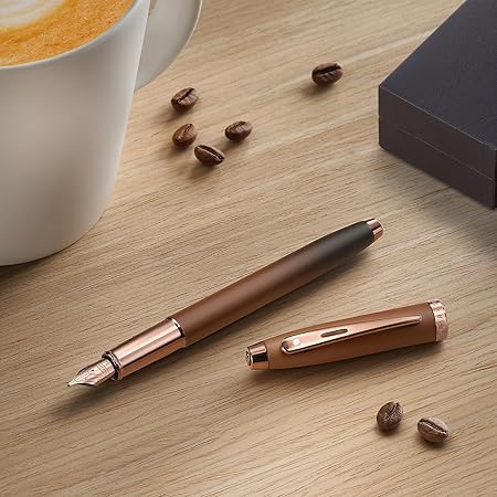Sheaffer Gift 100 9374 Coffee Edition Matt Brown with Regal Brown PVD Trim Fountain pen