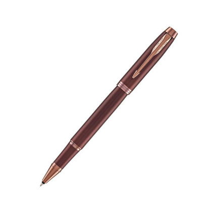 Parker IM Monochrome Burgundy Trim Rollerball Pen