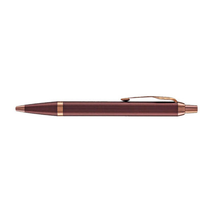 Parker IM Monochrome Burgundy Trim Ballpoint Pen