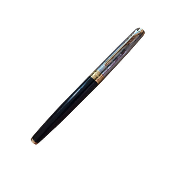 Parker Aster Black & Chrome Deluxe GT Fountain Pen
