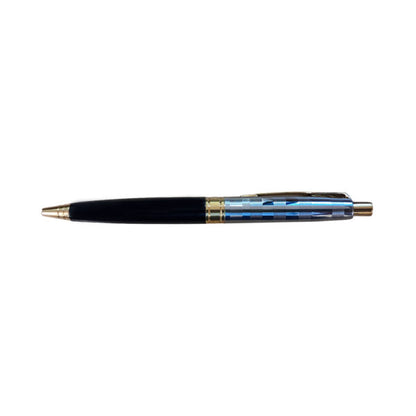 Parker Aster Black & Chrome Deluxe Gold Trim Ballpoint Pen