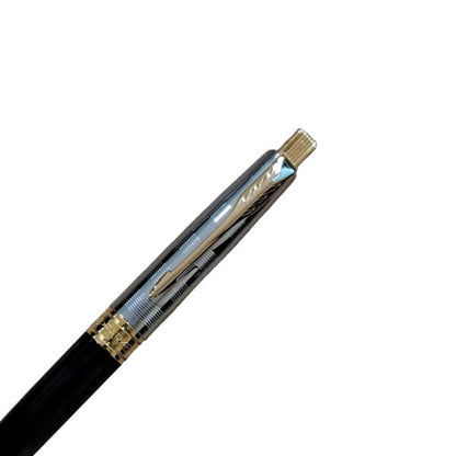 Parker Aster Black & Chrome Deluxe Gold Trim Ballpoint Pen