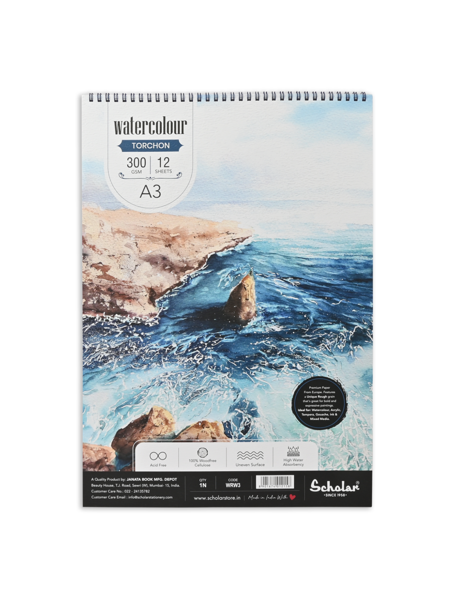 Watercolour Paper Pads – Wire Bound