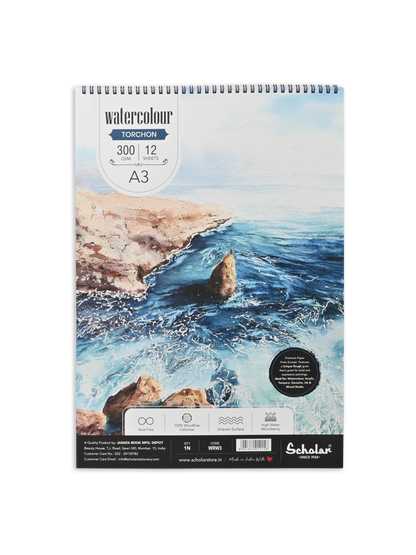 Watercolour Paper Pads – Wire Bound