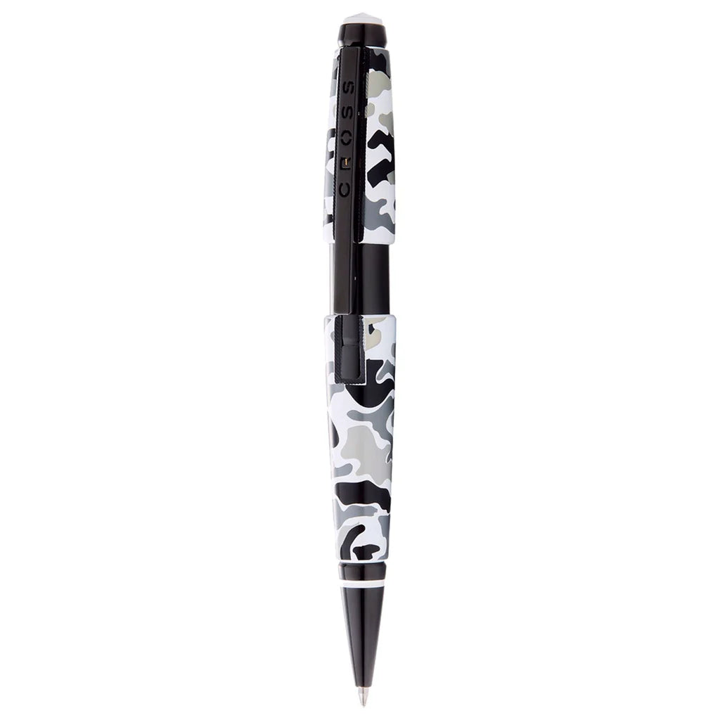 Cross Edge Grey Camo Roller Ball Pen AT0555-18