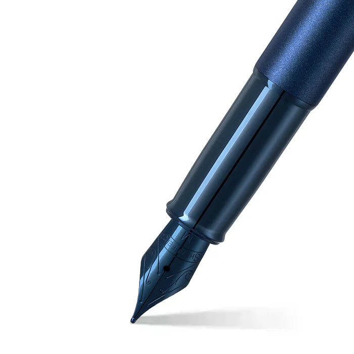 Sheaffer 100 9371 Satin Blue Fountain Pen