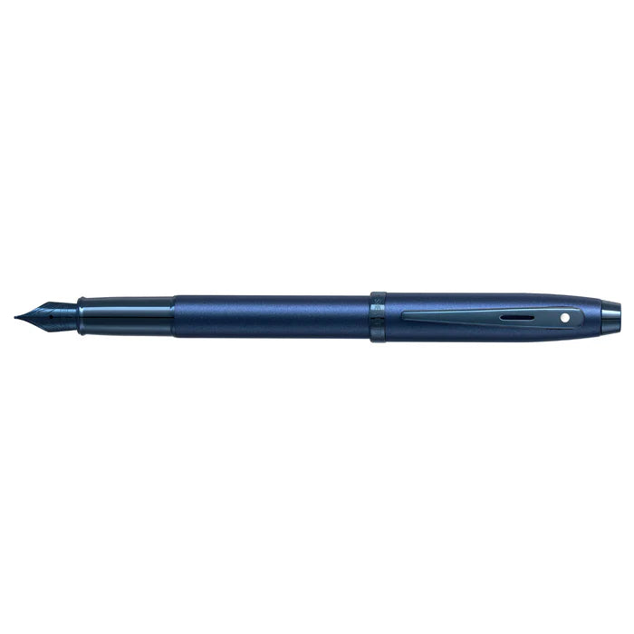 Sheaffer 100 9371 Satin Blue Fountain Pen