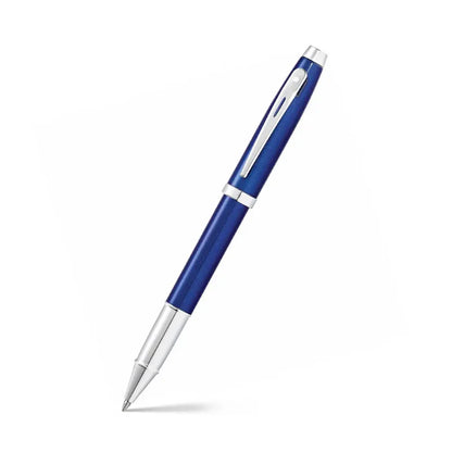 Sheaffer Gift 100 9339 Glossy Blue Lacquer with Chrome-Plated Trim Rollerball Pen