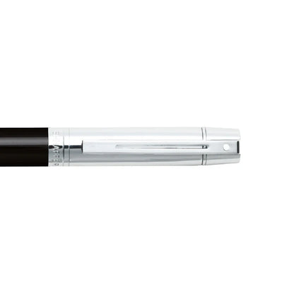 Sheaffer Glossy Black Ballpoint pen with Chrome Cap and Chrome Trim