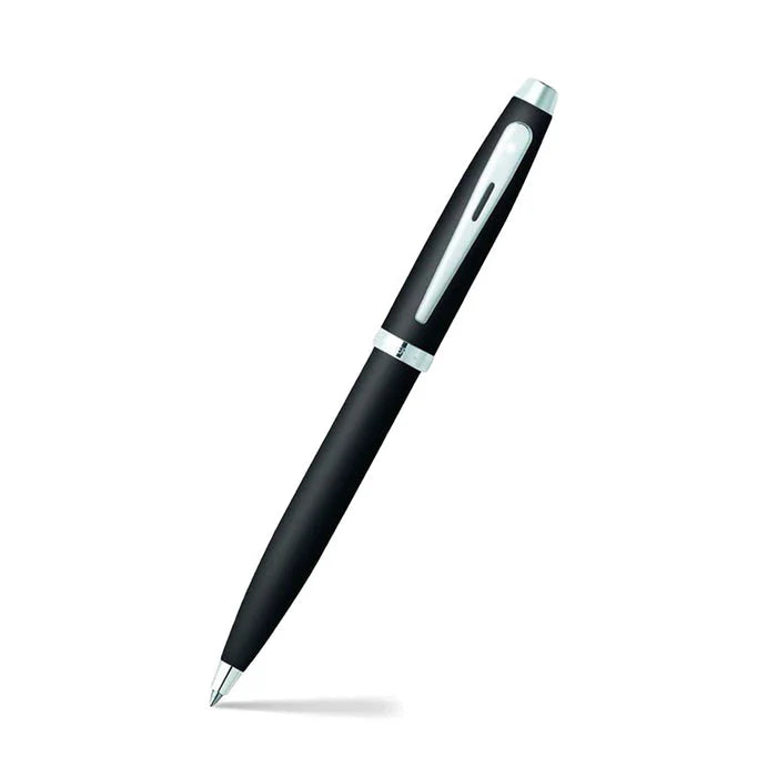 Sheaffer 100 9317 Matte Black with Chrome Trim Ballpoint Pen