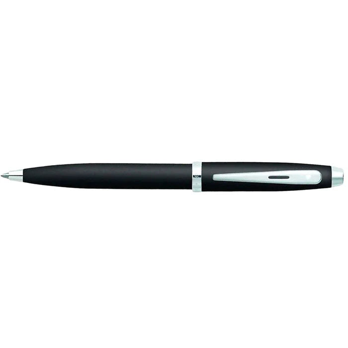 Sheaffer 100 9317 Matte Black with Chrome Trim Ballpoint Pen