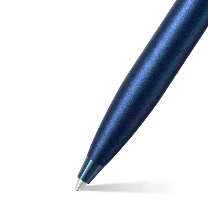 Sheaffer 100 9371 Satin Blue Ballpoint Pen