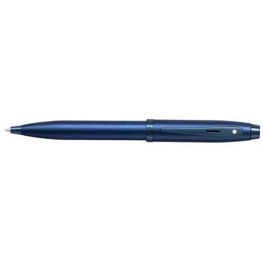 Sheaffer 100 9371 Satin Blue Ballpoint Pen