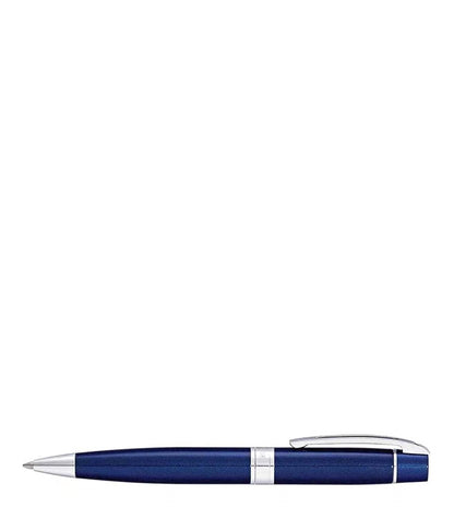 300 Ballpoint Pen - Glossy Blue with Chrome Plated Trim