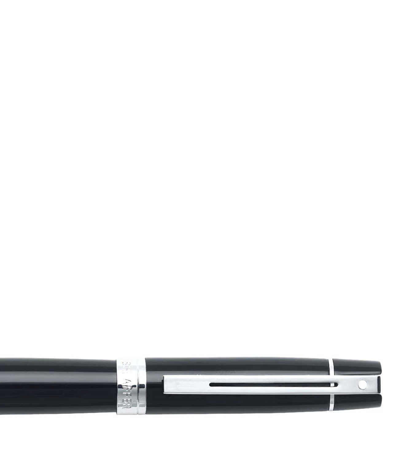 9312 Gift 300 Rollerball Pen - Glossy Black with Chrome Plated Trim