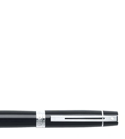 9312 Gift 300 Rollerball Pen - Glossy Black with Chrome Plated Trim