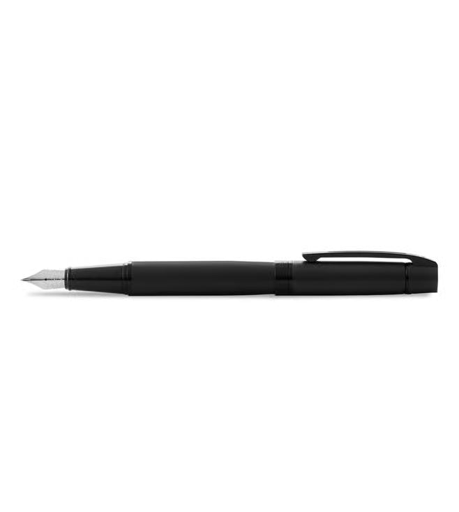 sheaffers 300  Fountain Pen - Matte Black Lacquer with Polished Black Trim M