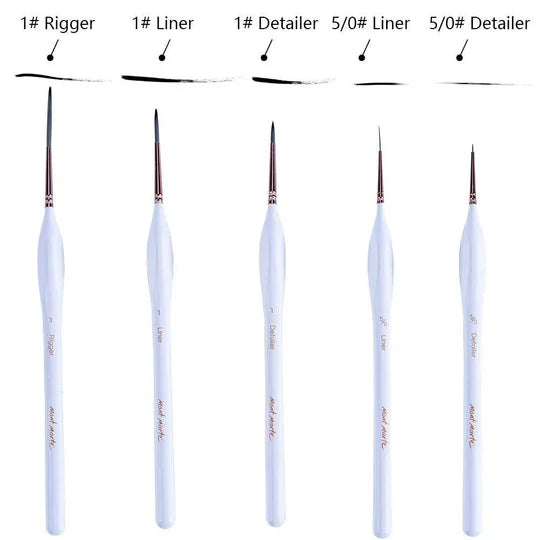 Mont Marte Detail & Liner Taklon Brush Set