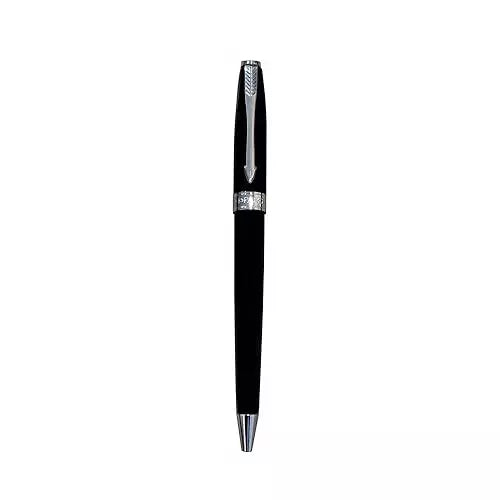 Parker Fusion Laque Black Chrome Trim Ballpoint Pen