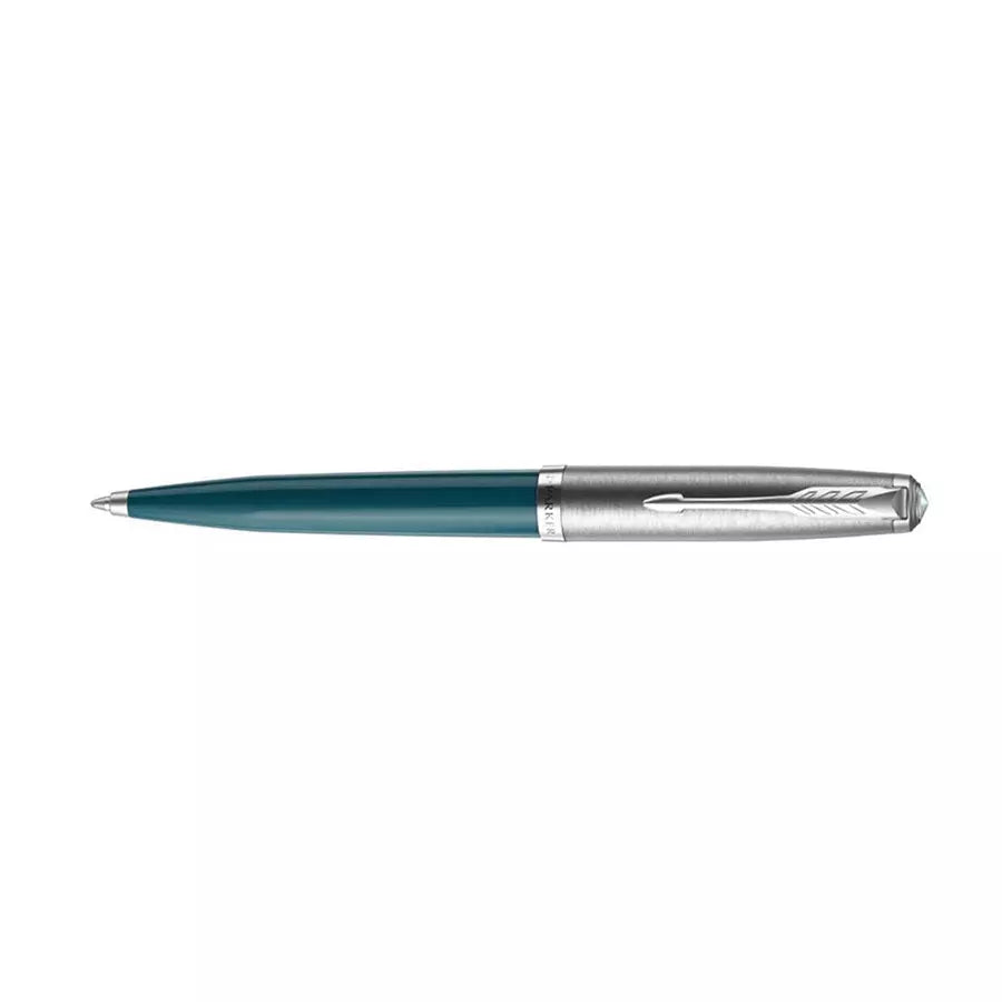 Parker 51 Teal Blue CT Ballpoint Pen