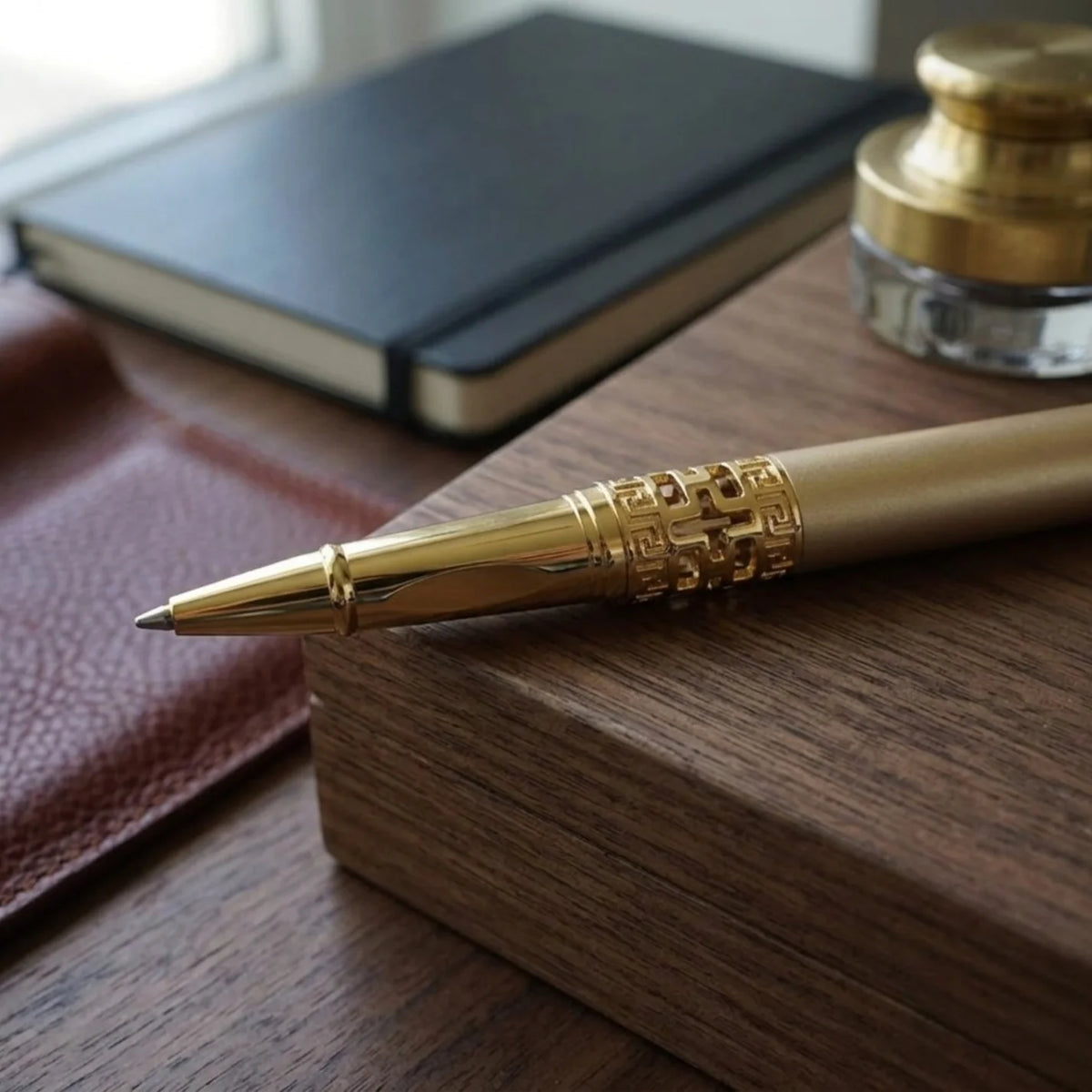 Golden Edge Rollerball Pen